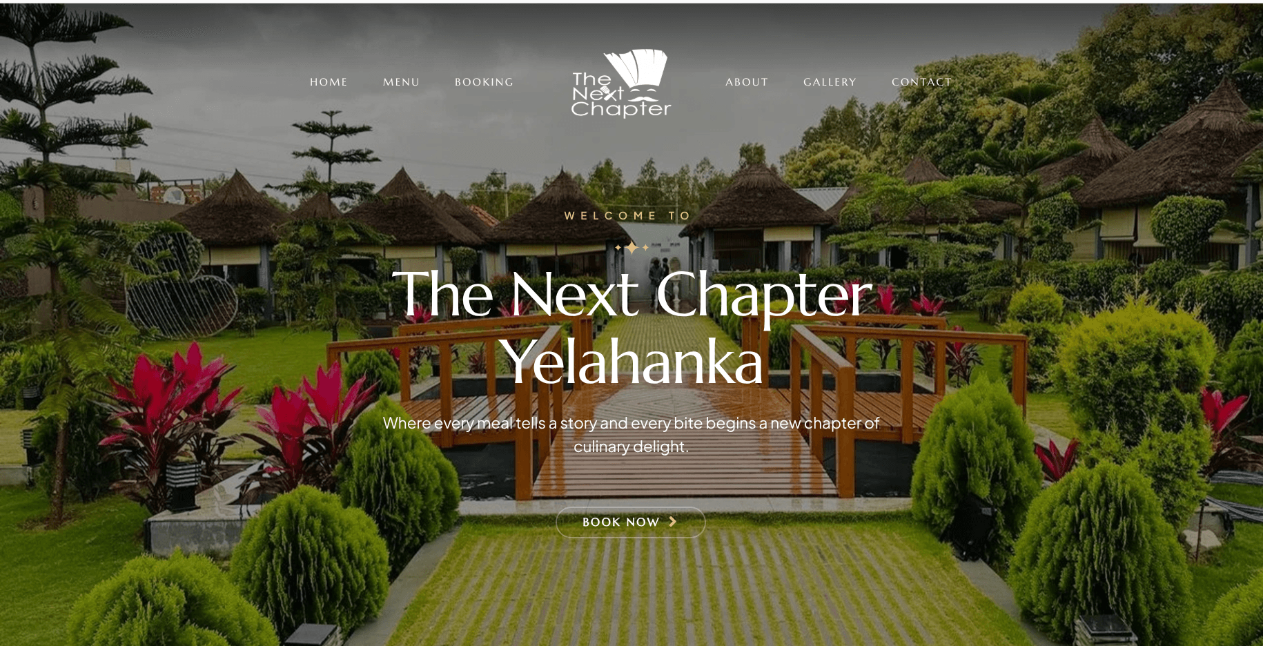 The Next Chapter website preview